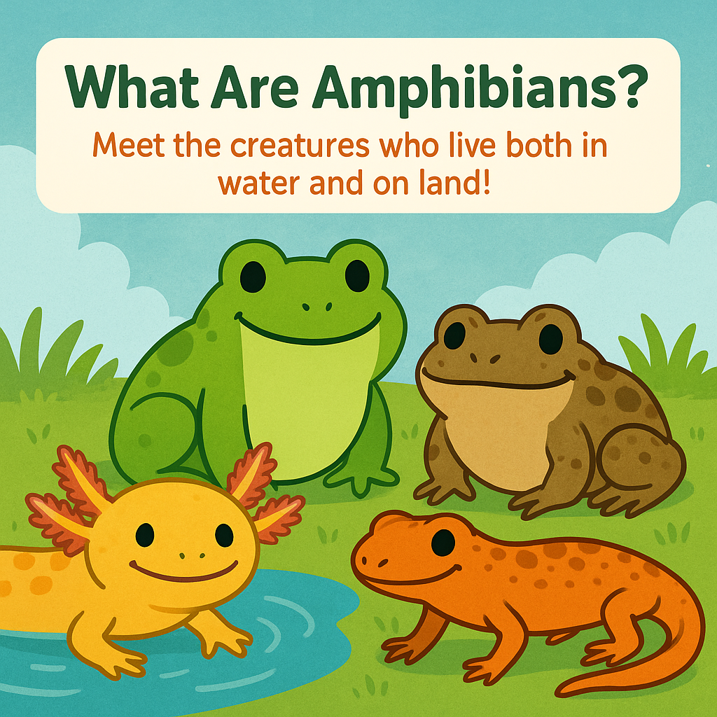 Cartoon amphibians