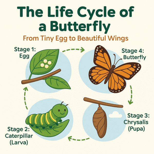 The Life Cycle of a Butterfly – Fun Facts and Quiz for Kids - Tiny ...