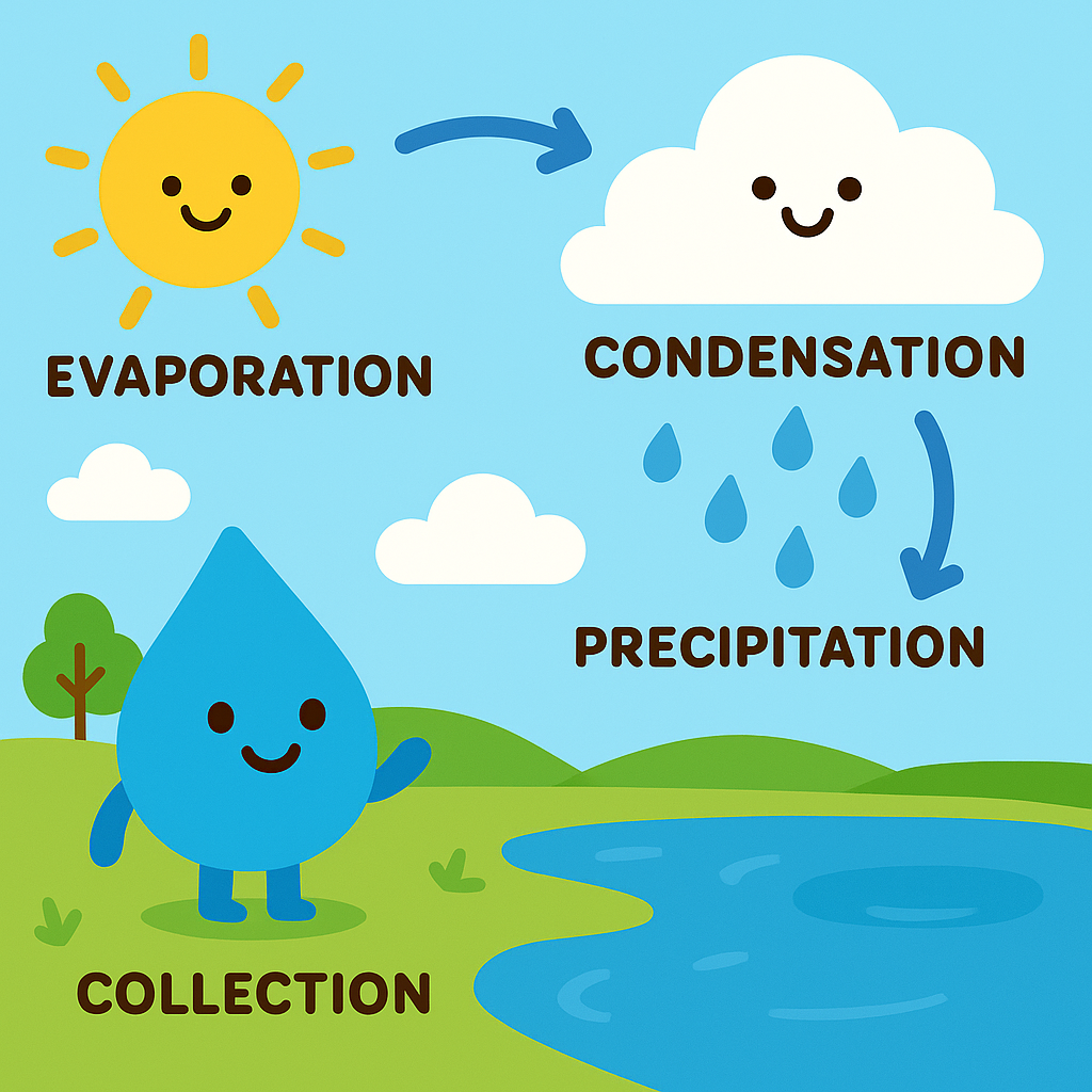 The water cycle graph